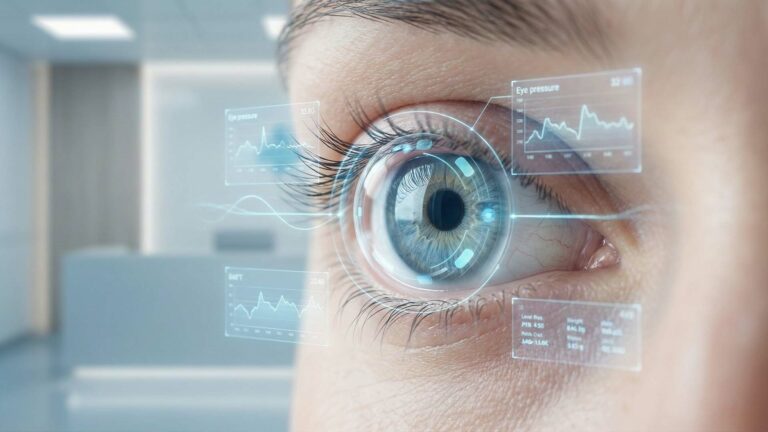 عدسة ذكية لمراقبة ضغط العين
