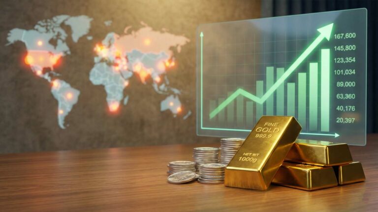 سعر الذهب يلامس 5600 دولار