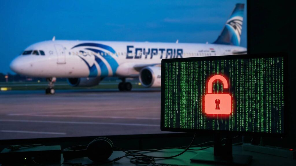 تسريب بيانات مصر للطيران