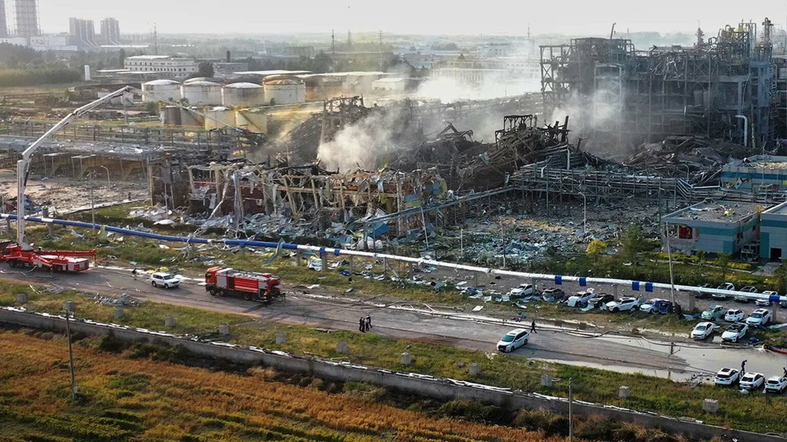 انفجار مصنع للتكنولوجيا الحيوية في الصين: 7 قتلى ومفقود انفجار مصنع للتكنولوجيا الحيوية في الصين