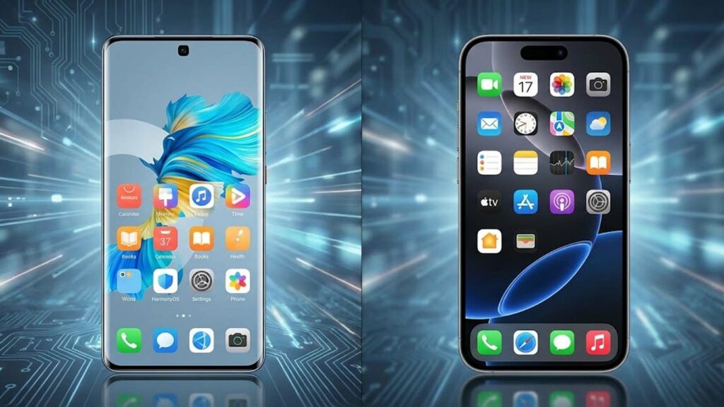 تصميم تخيلي لمقدمة هاتف هواوي مع نتوء مربع