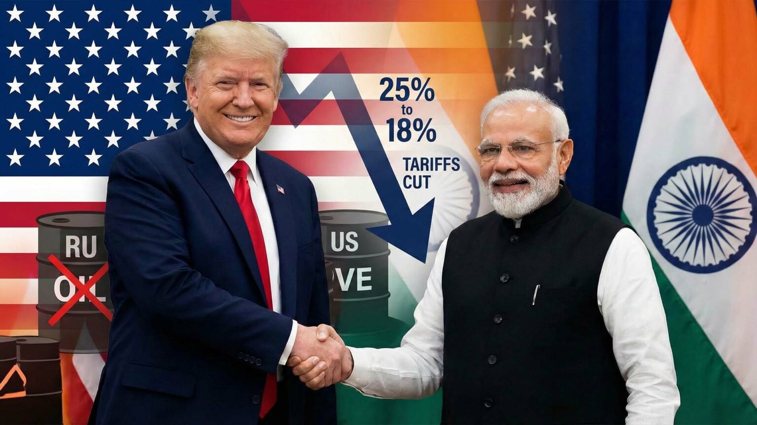 ترامب يعلن التوصل إلى اتفاق تجاري مع الهند