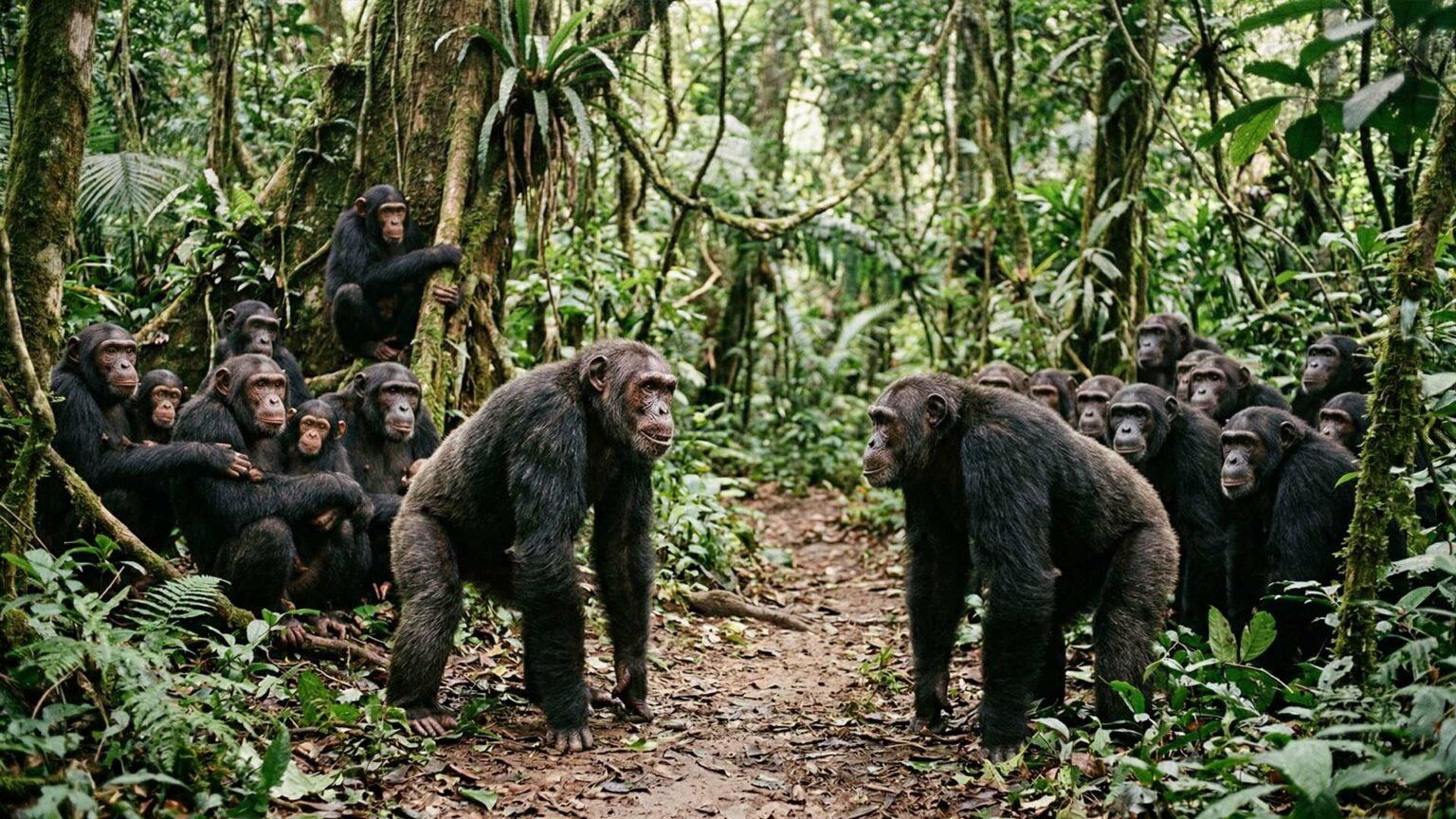 عنف الشمبانزي