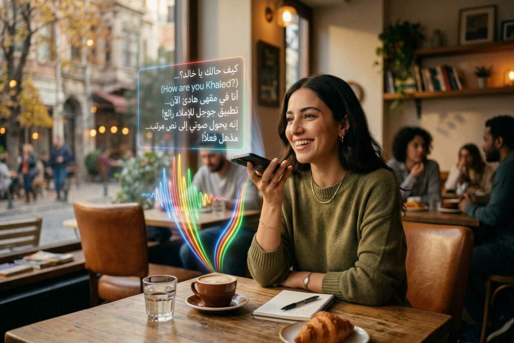 تطبيق غوغل للإملاء الصوتي