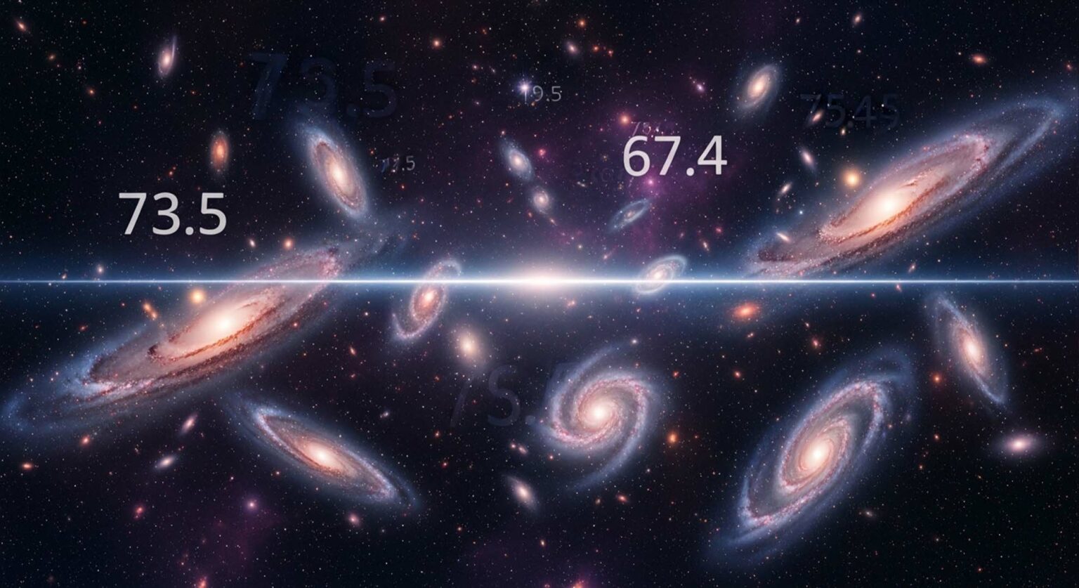 سرعة توسع الكون