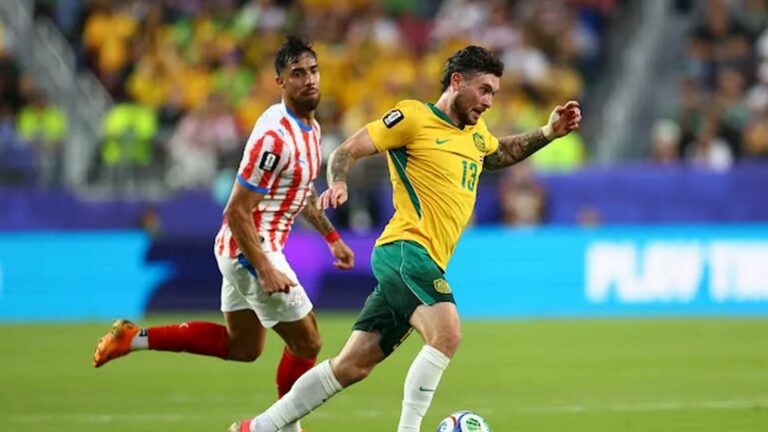 ملخص مباراة استراليا وباراجواي في كأس العالم
