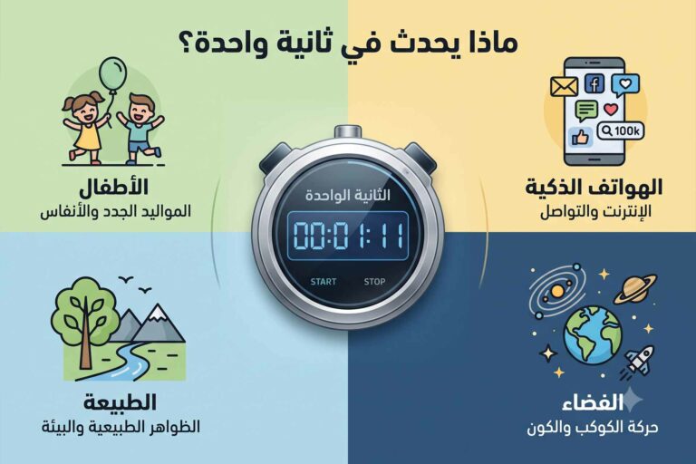 ماذا يحدث في ثانية واحدة