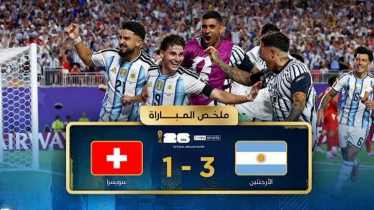 ملخص مباراة الأرجنتين وسويسرا (3-1) كأس العالم