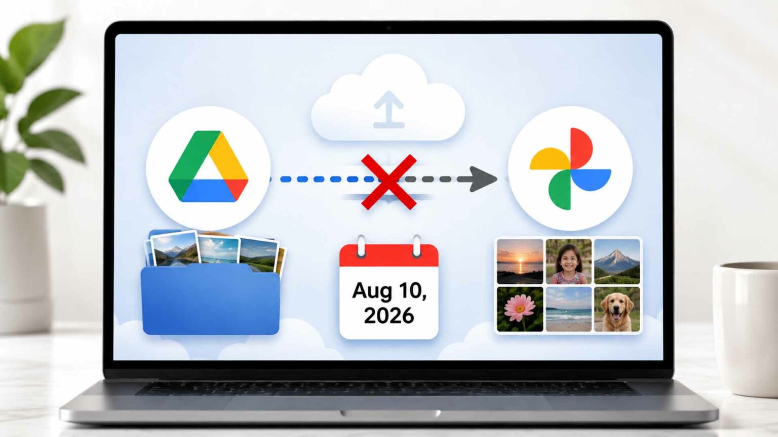 Google Drive النسخ التلقائي للصور