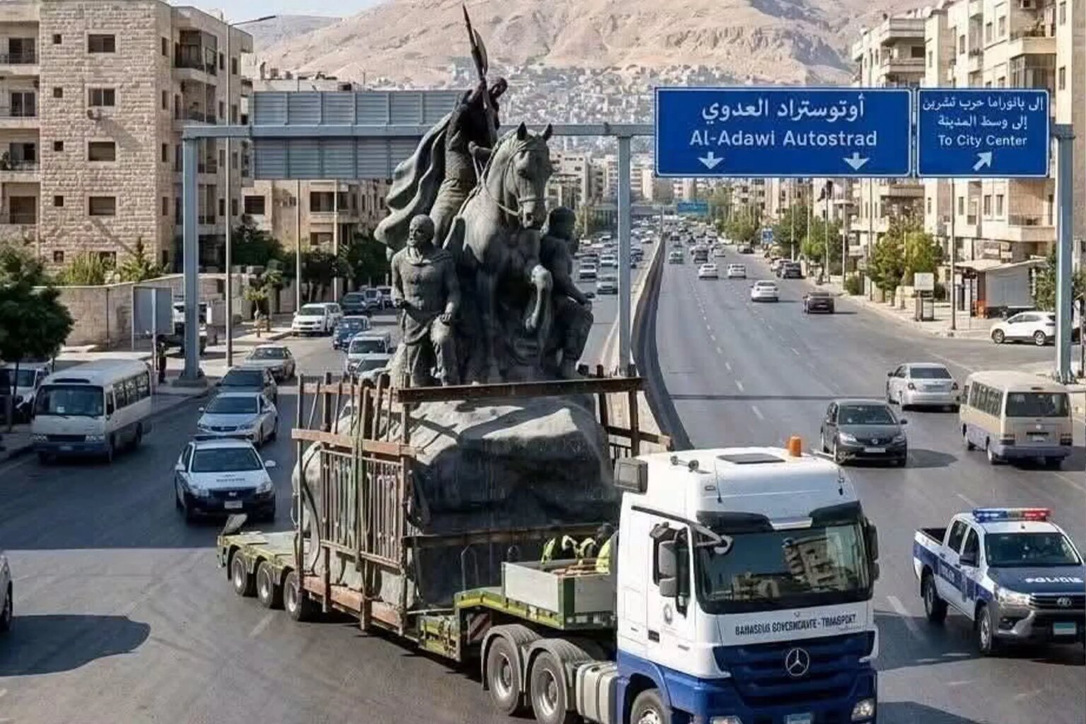 جدل في دمشق حول نقل نصب صلاح الدين الأيوبي من قلعة دمشق
