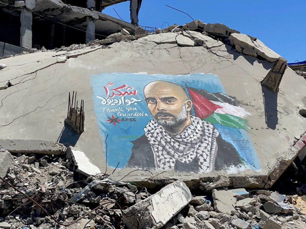 رسالة مؤثرة لبيب غوارديولا يدعم فيها أطفال غزة وينتقد عرقلة المساعدات بيب غوارديولا غزة