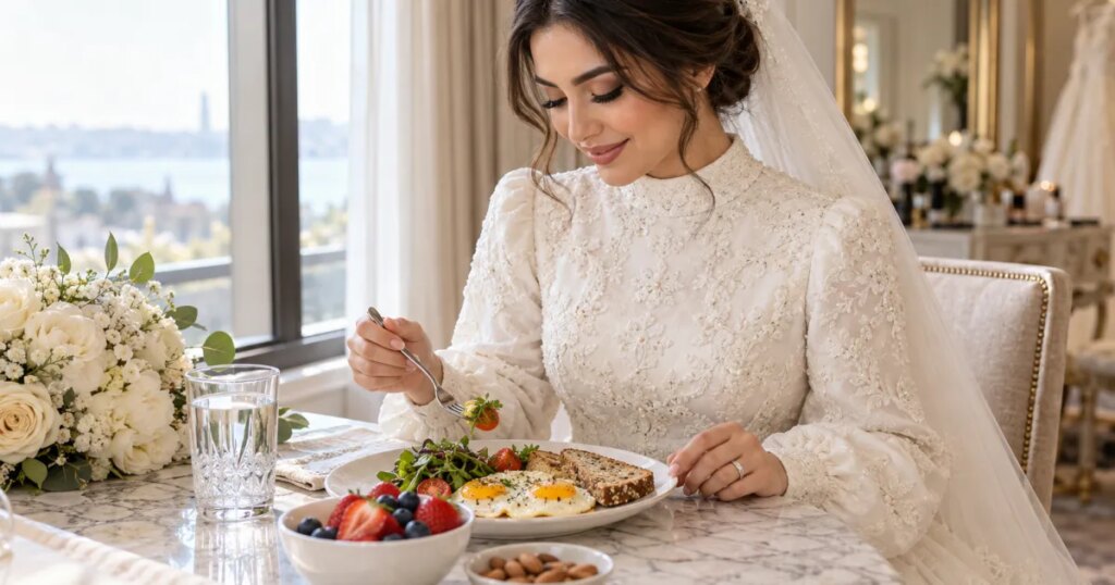 ماذا تأكلين يوم زفافك؟ أطعمة تمنحك الطاقة وتجنبك الانتفاخ
